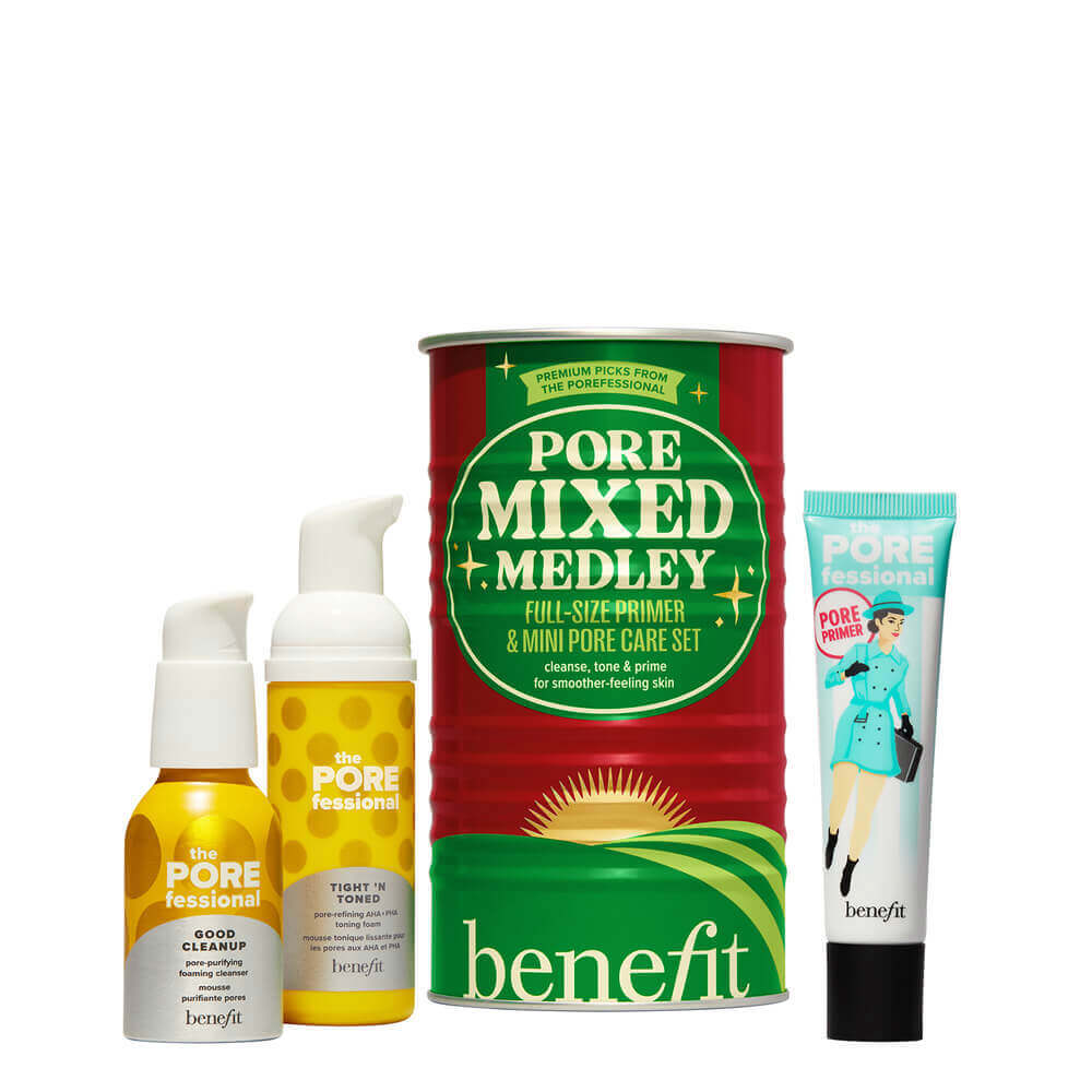 Benefit Pore Mixed Medley Full-Size Primer & Mini Pore Care Set